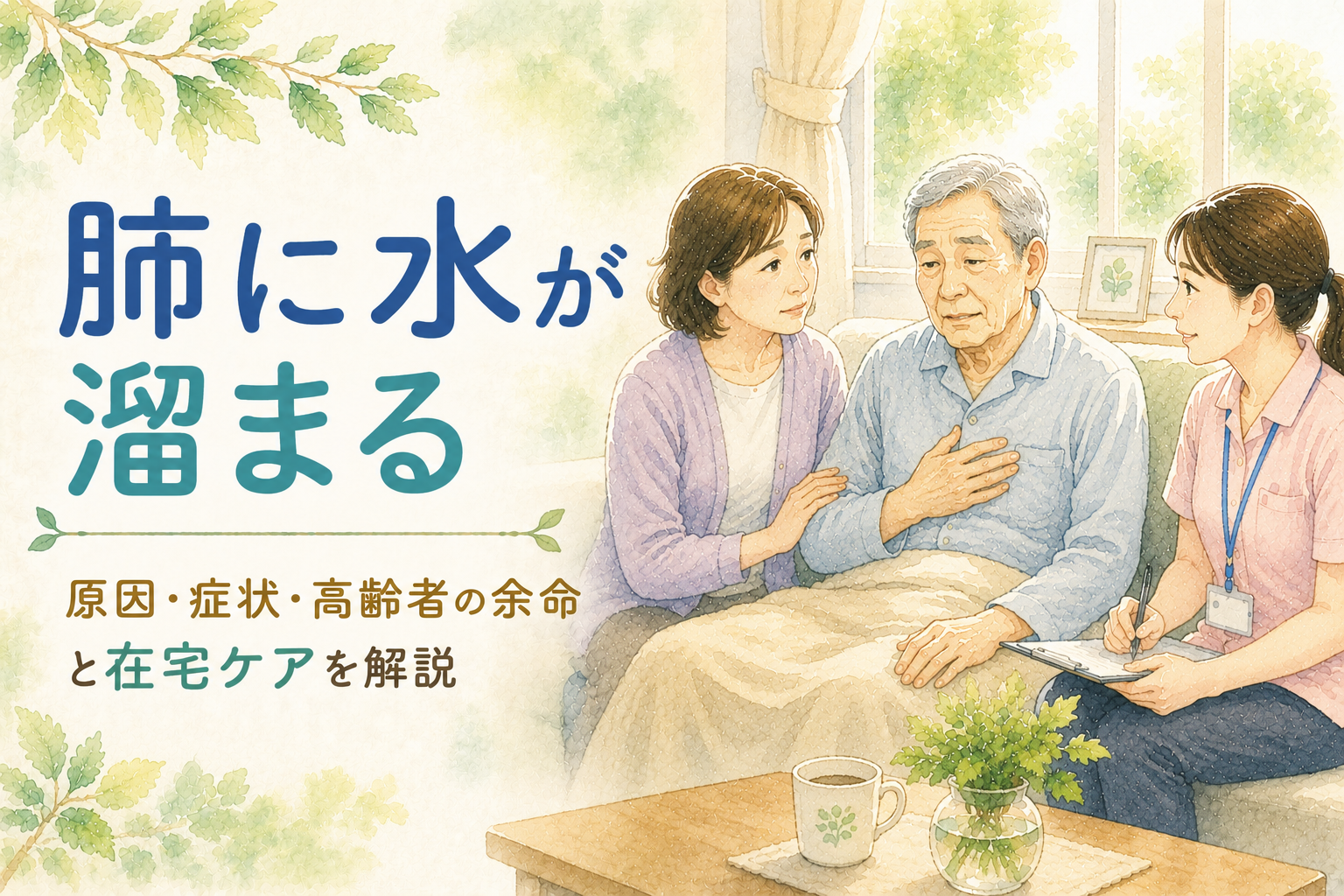肺に水が溜まる 余命 知恵袋
